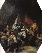 Eugenio Lucas Velazquez Condemned by the Inquistion oil painting
